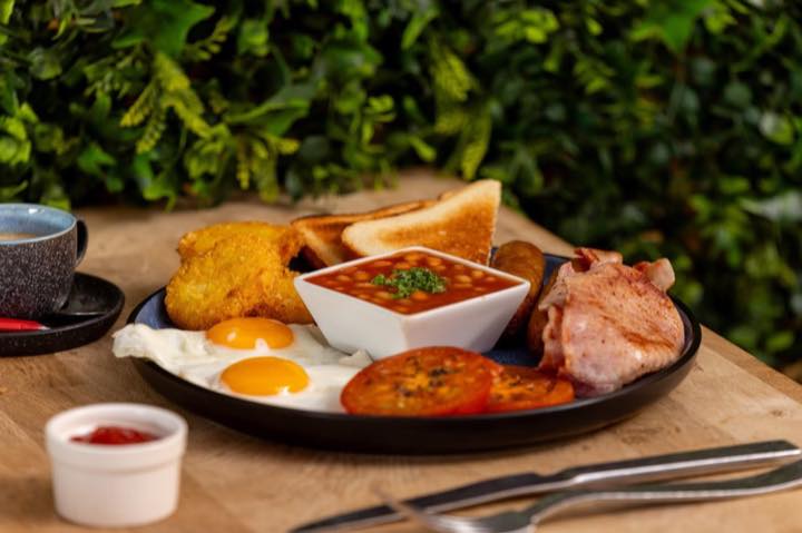 Breakfast served at Les Rhodos