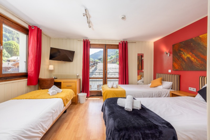 Triple room at Les Rhodos